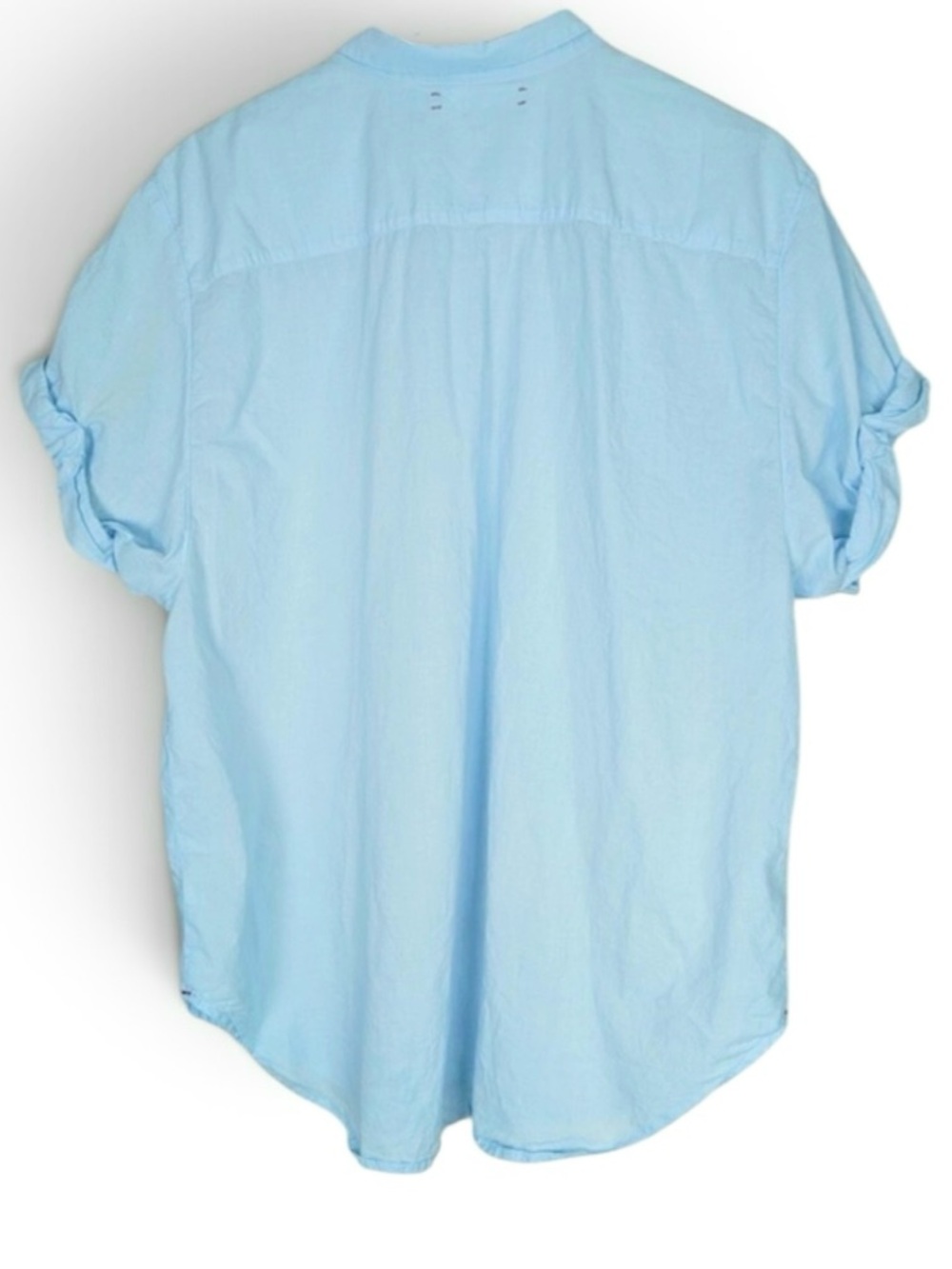 XIRENA Blue Cotton Channing Shirt - Picture 7 of 9